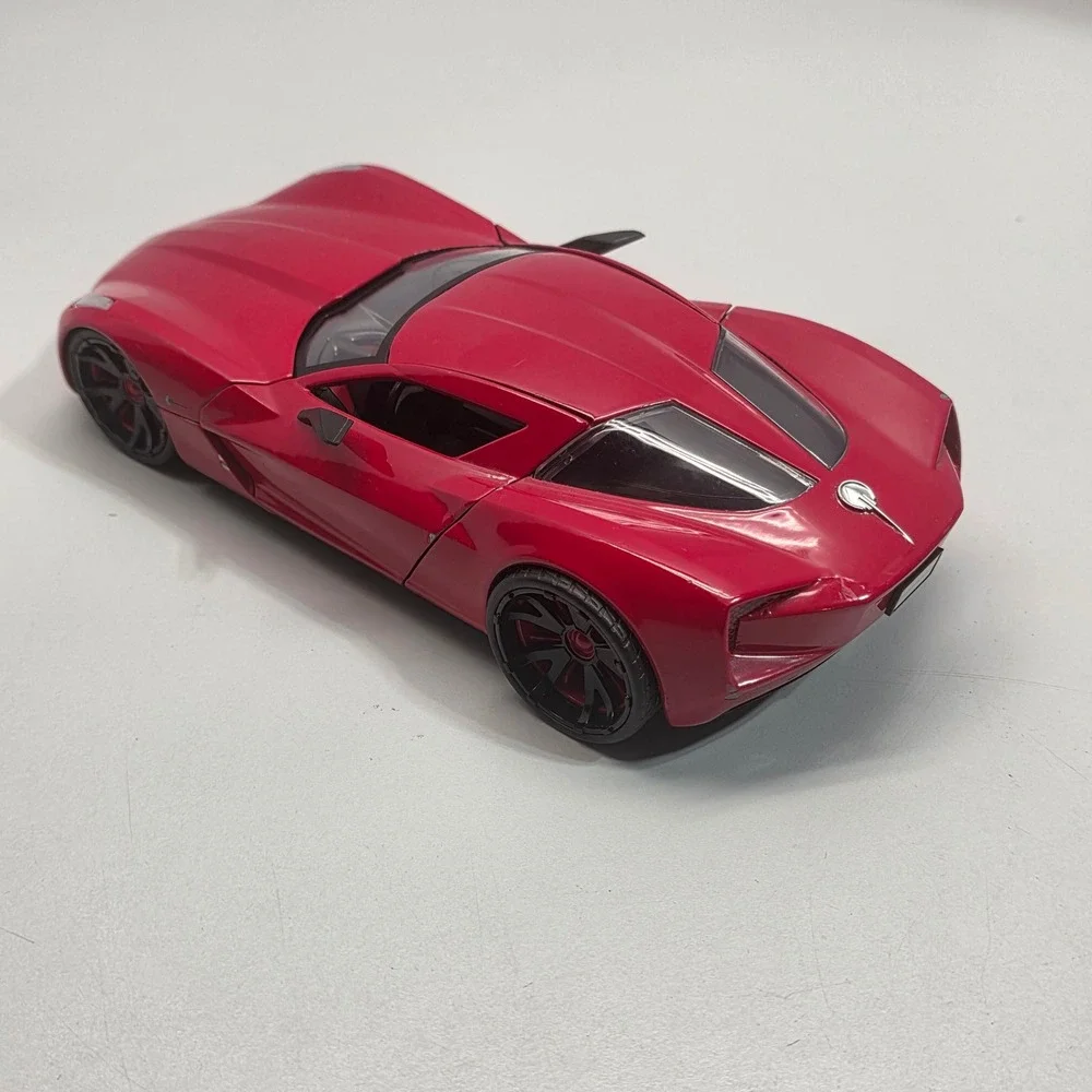 Jada Toys 2009 Corvette Stingray Concept Red 1/24 Diecast Car 92386 Muscle
